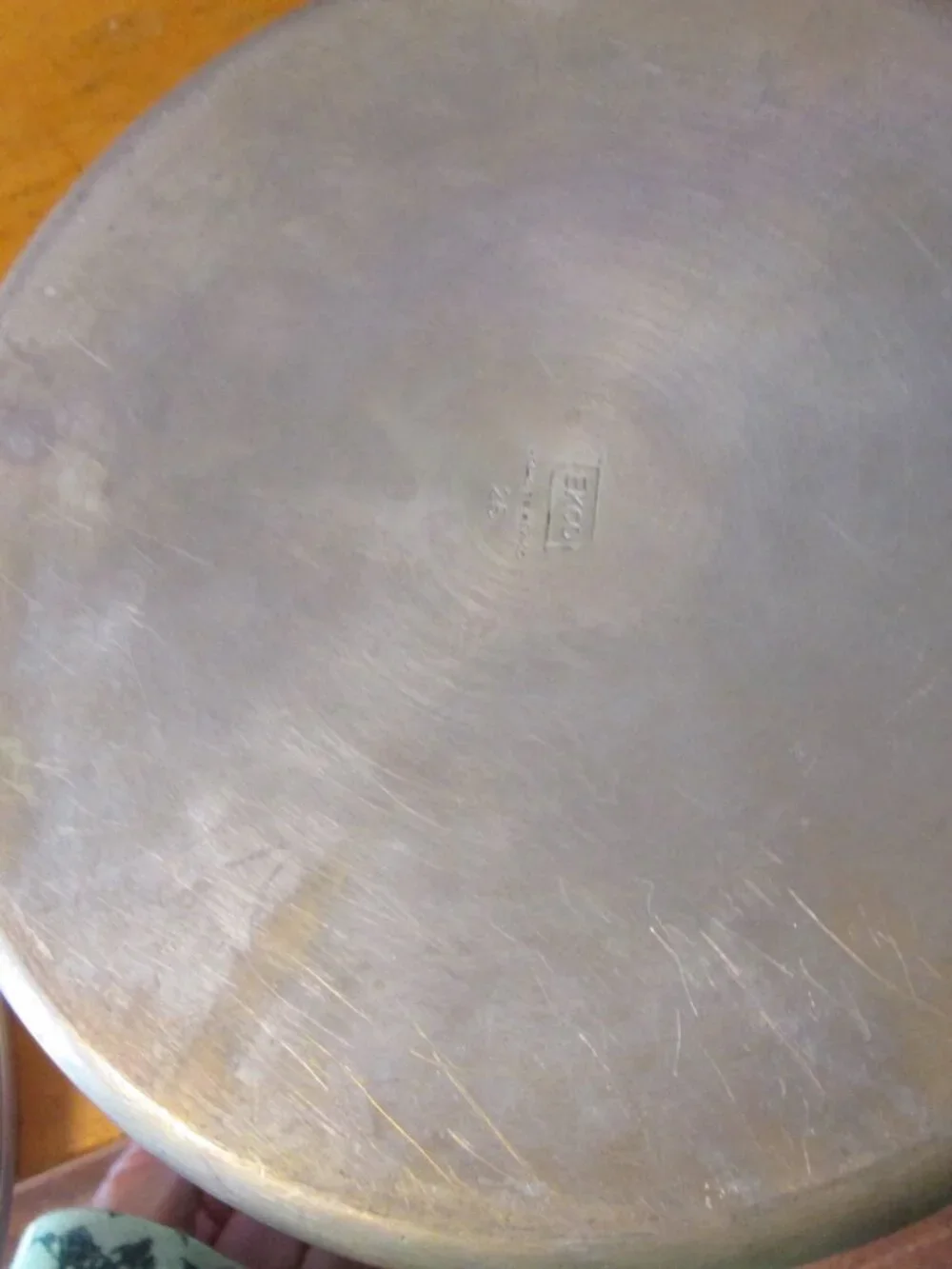 vtg Ecko dome lid stock pot dutch oven aluminum clean vintage 5 qt